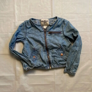 OshKosh B’gosh girls zip up  top size 5T